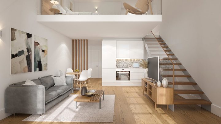 Studio apartment at the edge of Gaia's riverside!