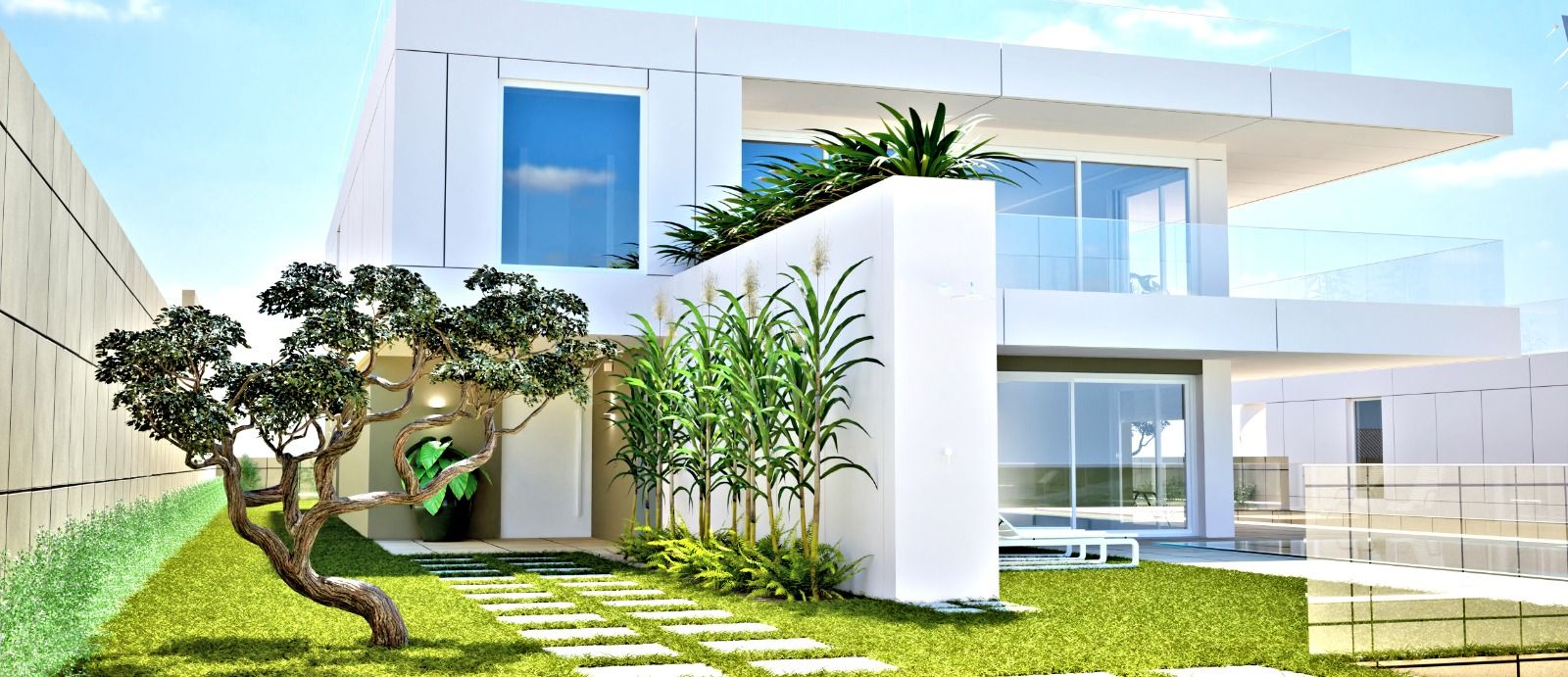4 bedroom detached house with lift - Praia da Areia Branca - First line