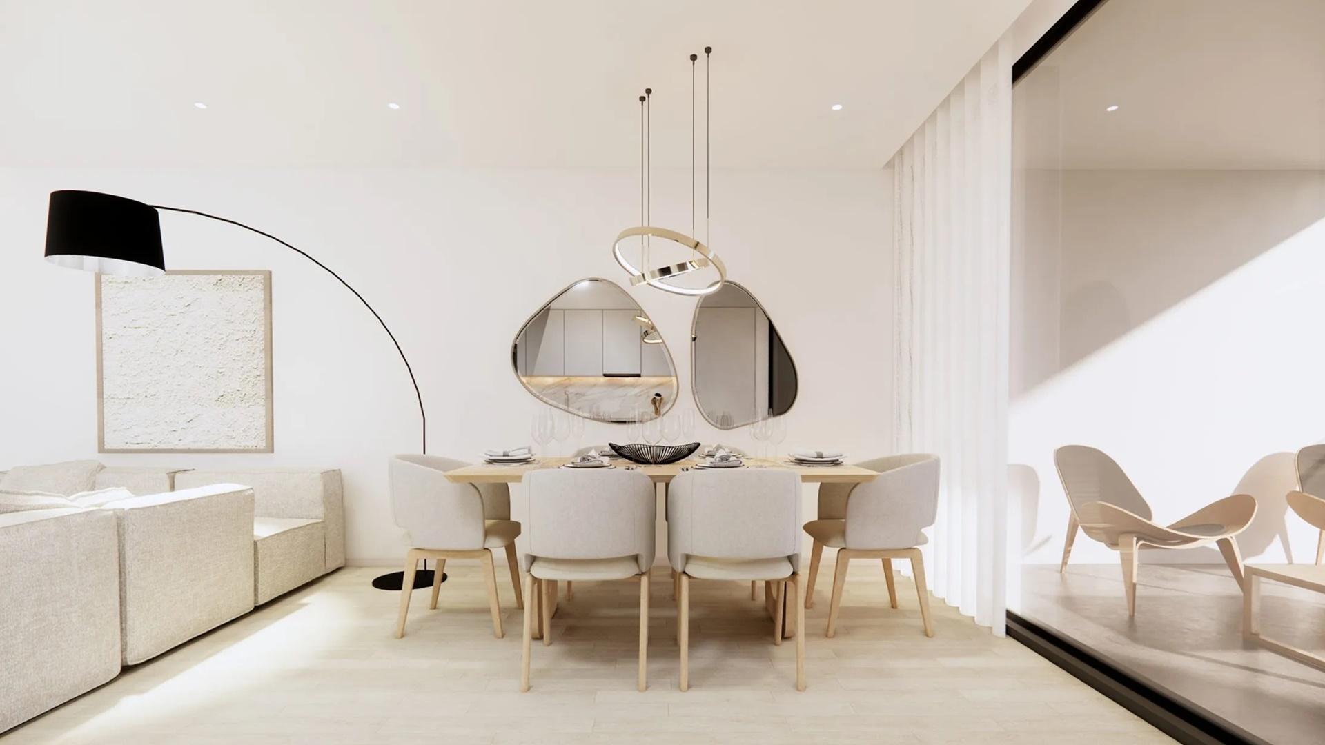Apartamento de 4 habitaciones con balcón y garaje en Gondormar