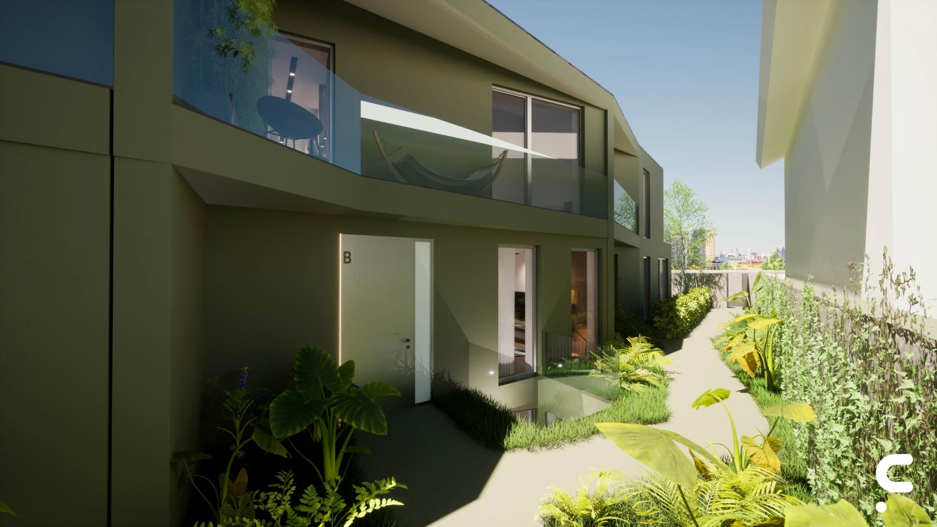 Casa de 3 dormitorios + oficina en condominio privado con piscina