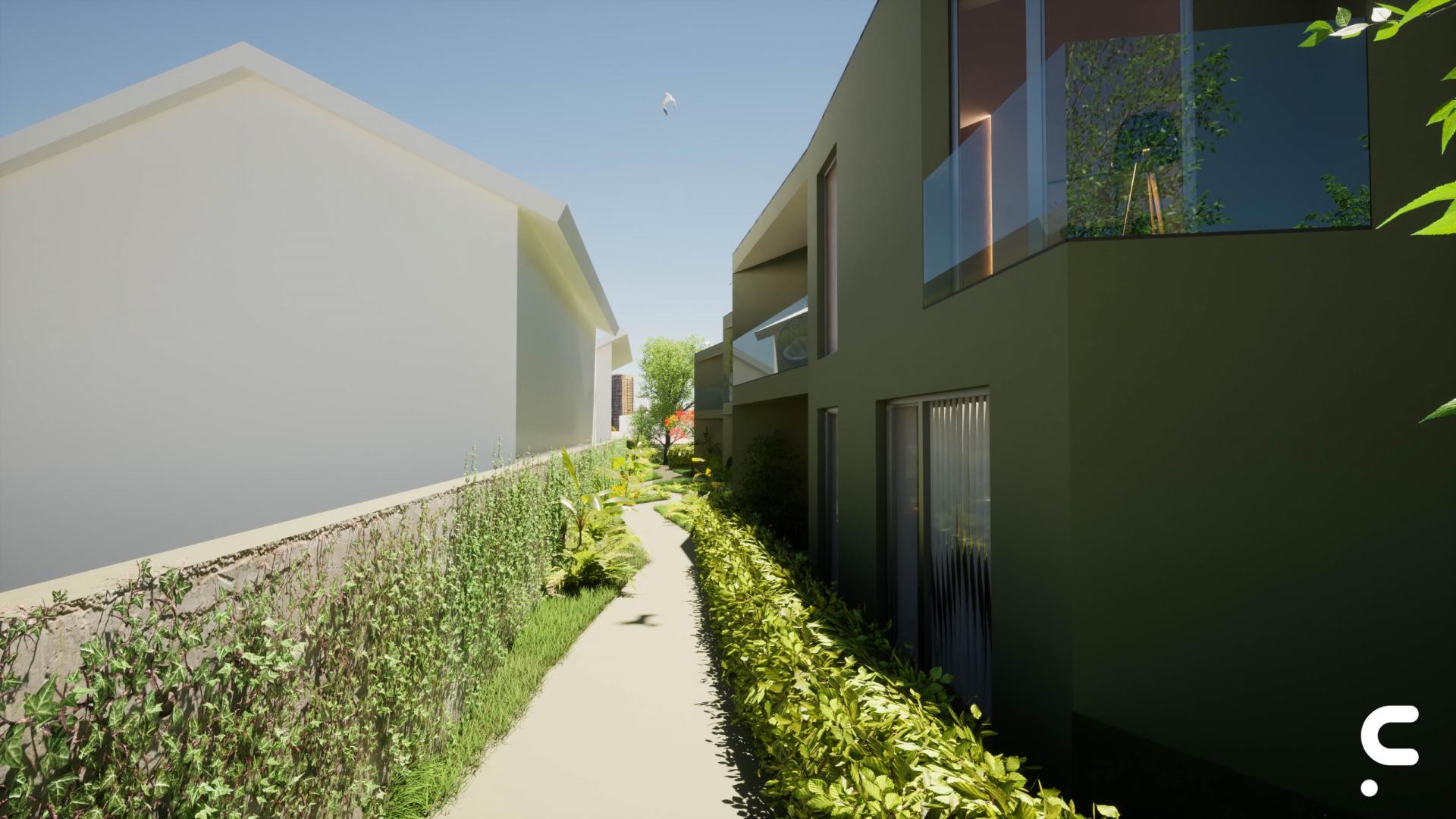 Casa de 3 dormitorios + oficina en condominio privado con piscina