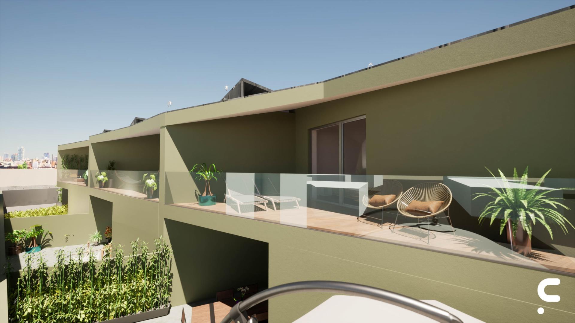 Casa de 3 dormitorios + oficina en condominio privado con piscina
