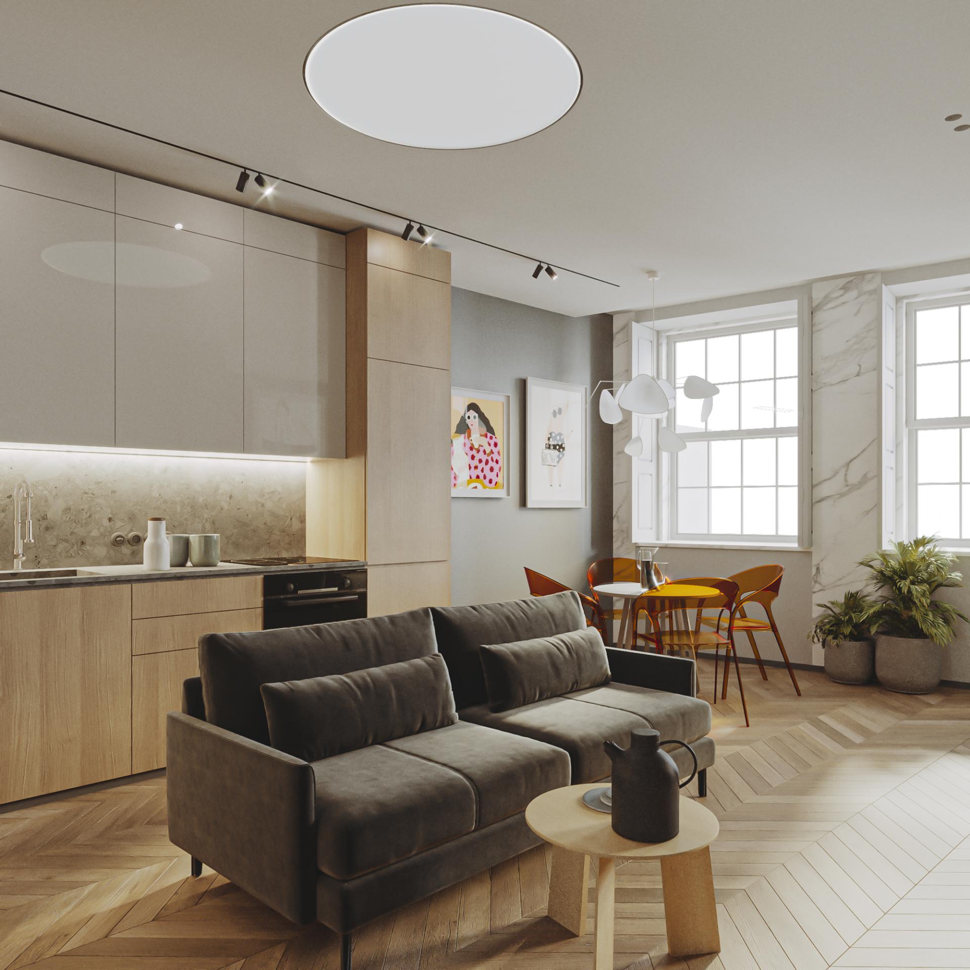 Studio apartment of 45m2 on Rua do Comércio in Porto.