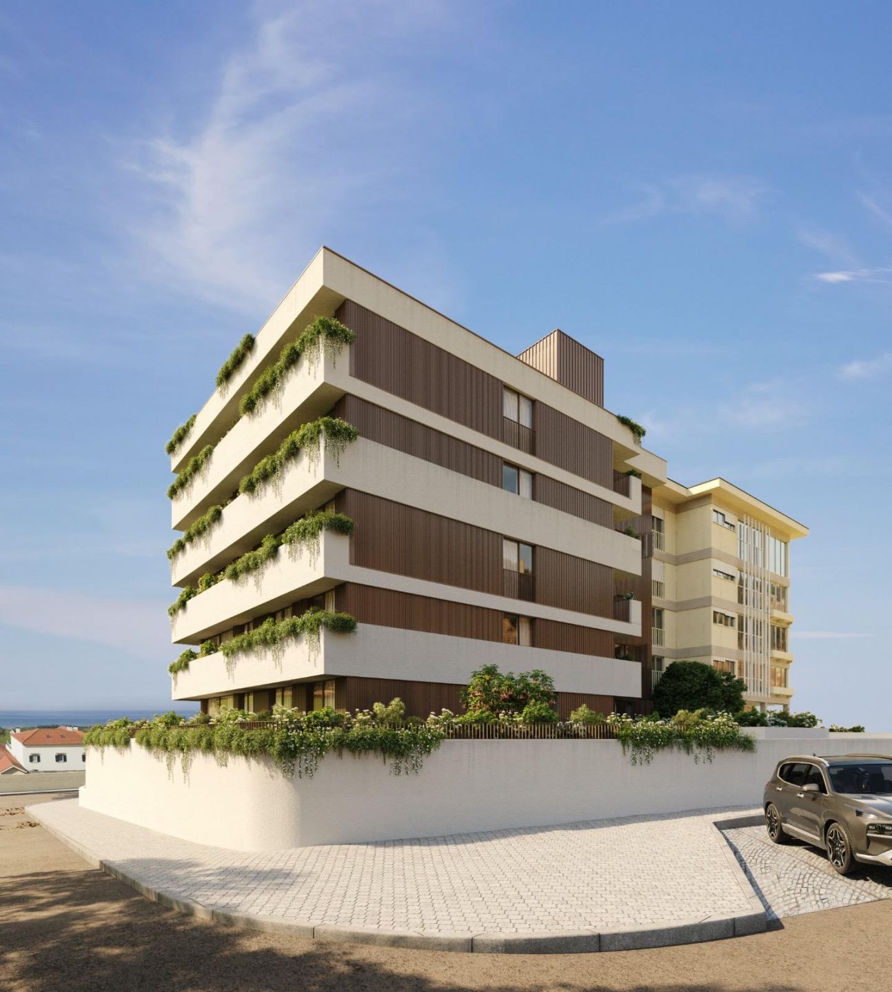 Appartement 3 chambres avec garage et vue sur la mer