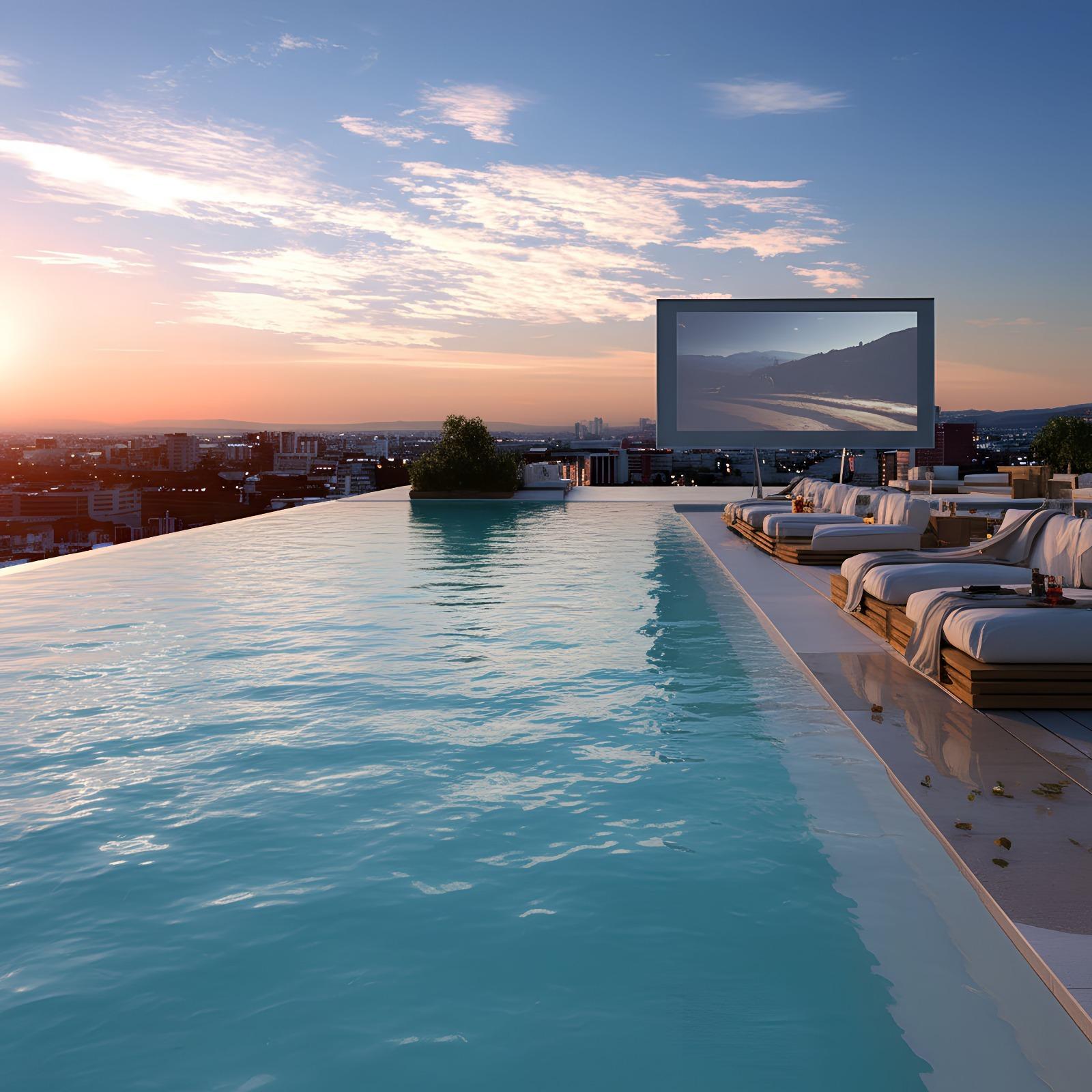 Apartamento T1 em Pireu com Rooftop e Piscina