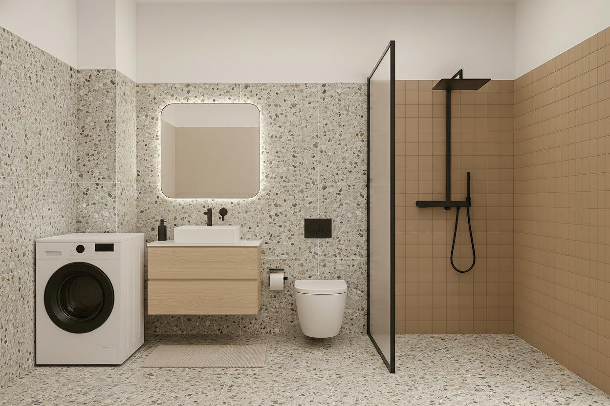 Apartamento T1 em Pireu com Rooftop e Piscina