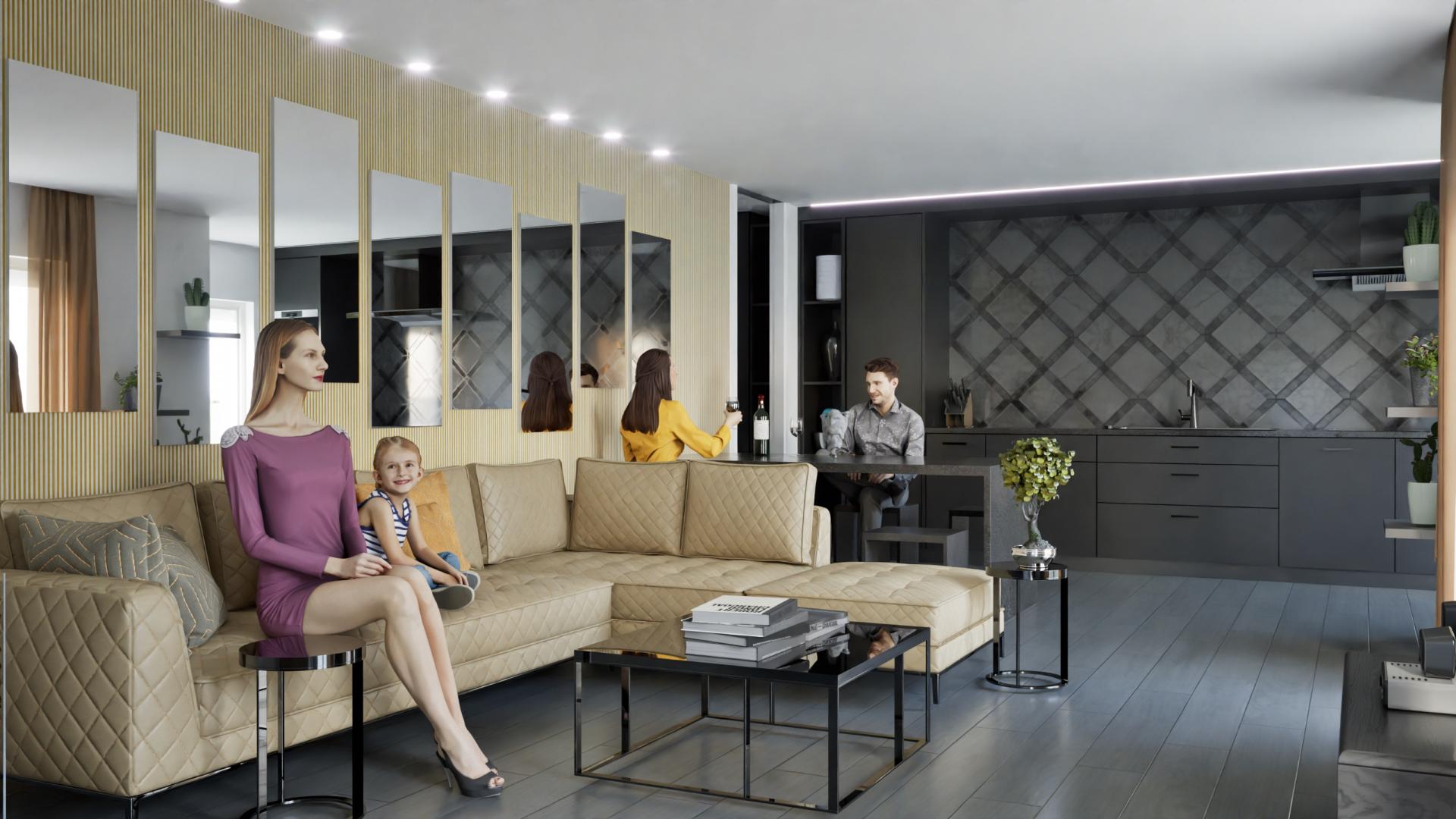2 bedroom flat with gym and luxury finishes