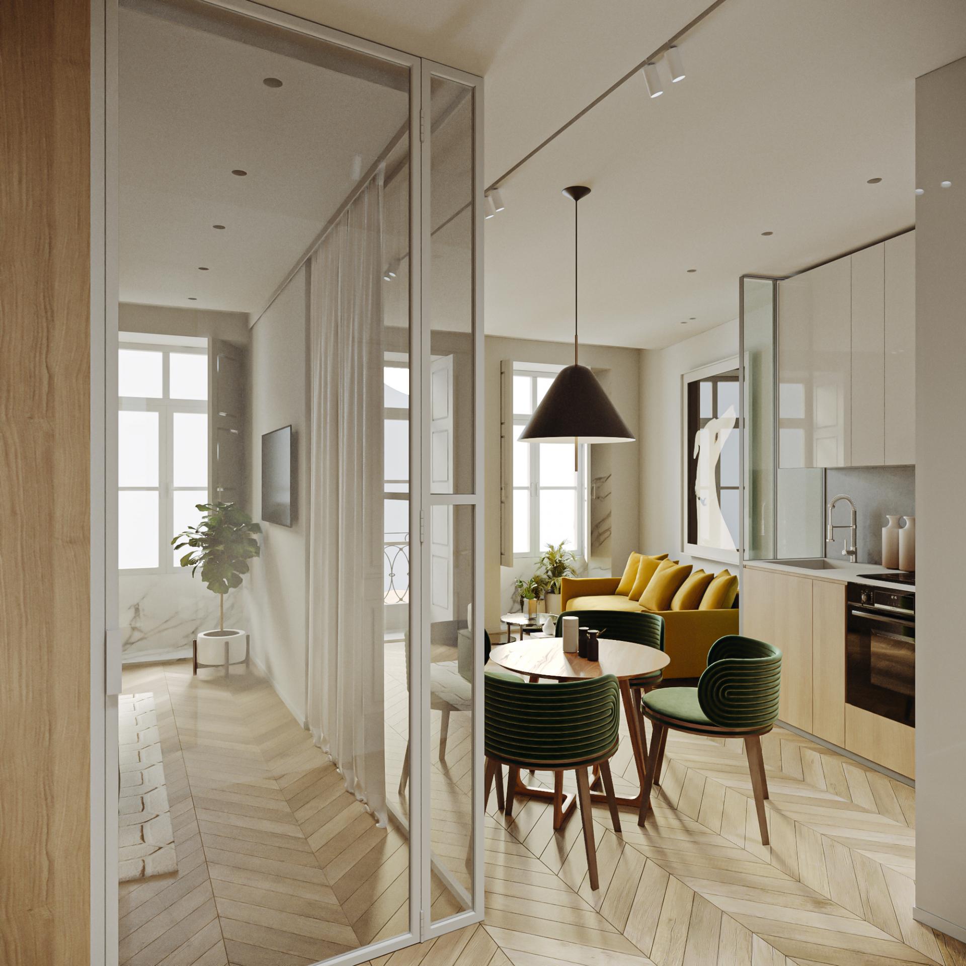 1-Bedroom Apartment of 57m2 on Rua do Comércio do Porto