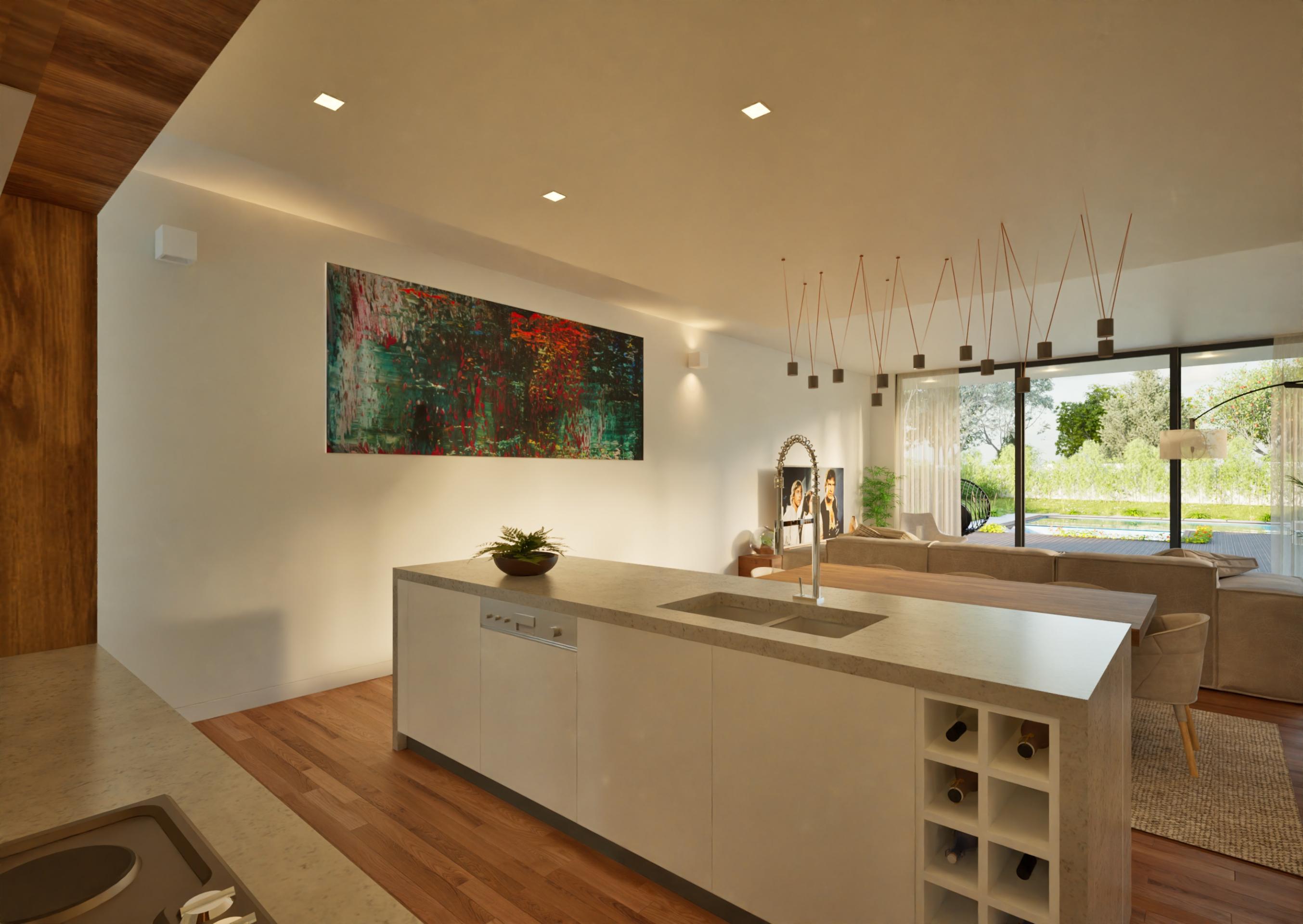 Maison haut de gamme 3 chambres avec piscine chauffée