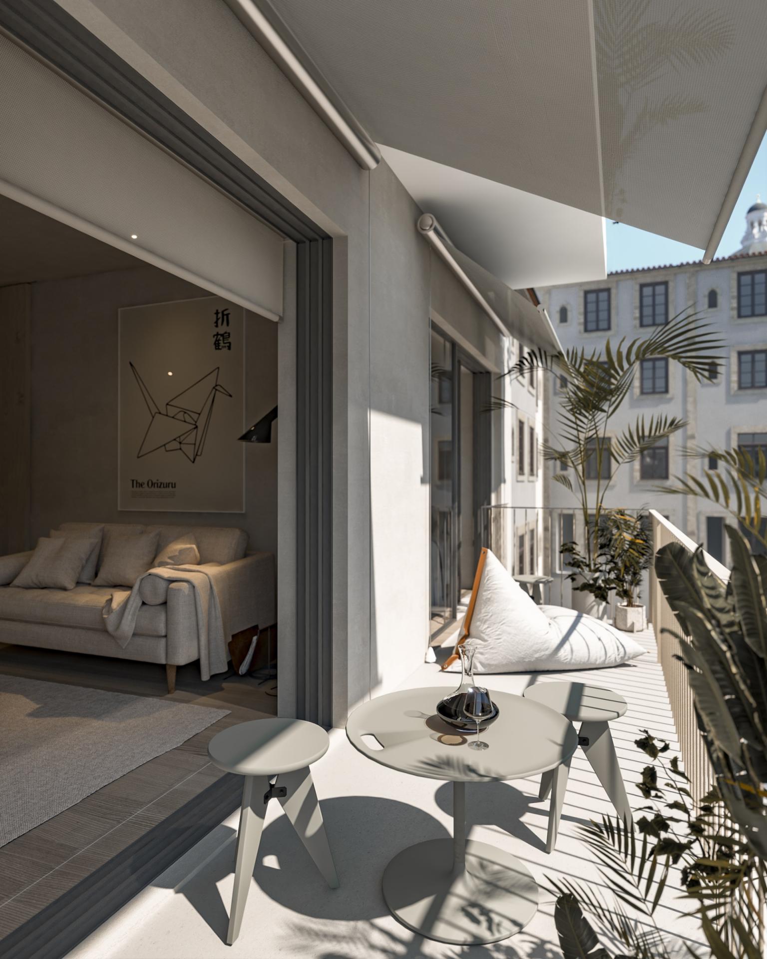 1-bedroom apartment is located in the historic center of Porto