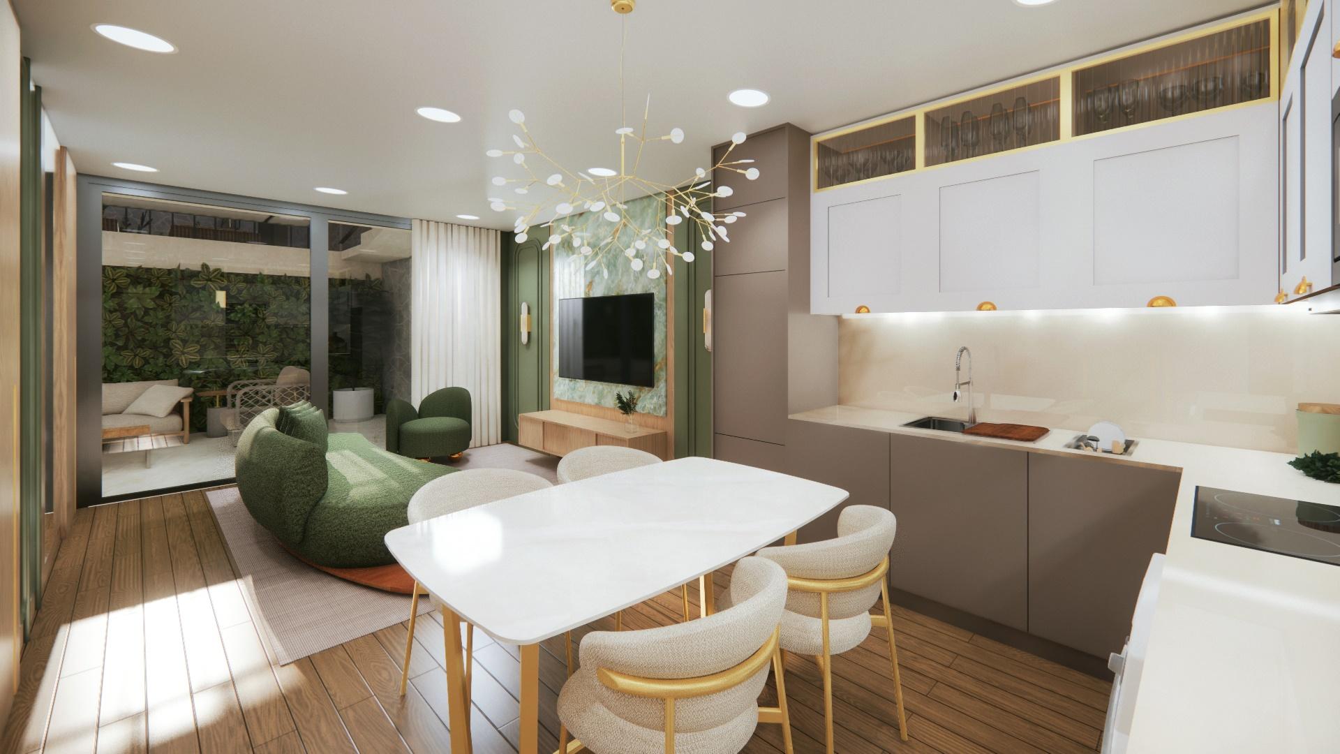 One-bedroom apartment in a historic building with a terrace in the center of Porto