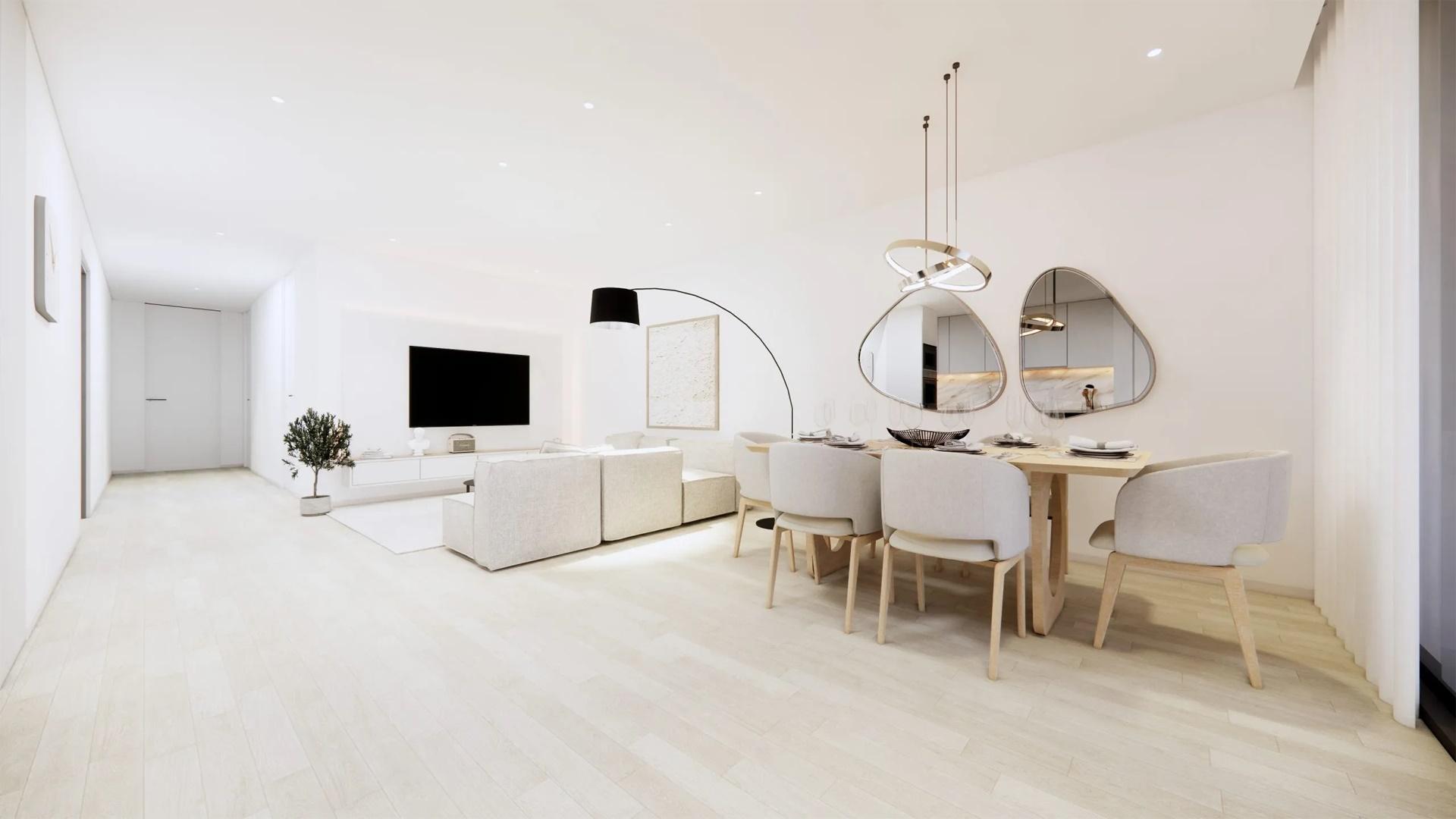 Apartamento de 3 habitaciones con balcón y garaje en Gondormar