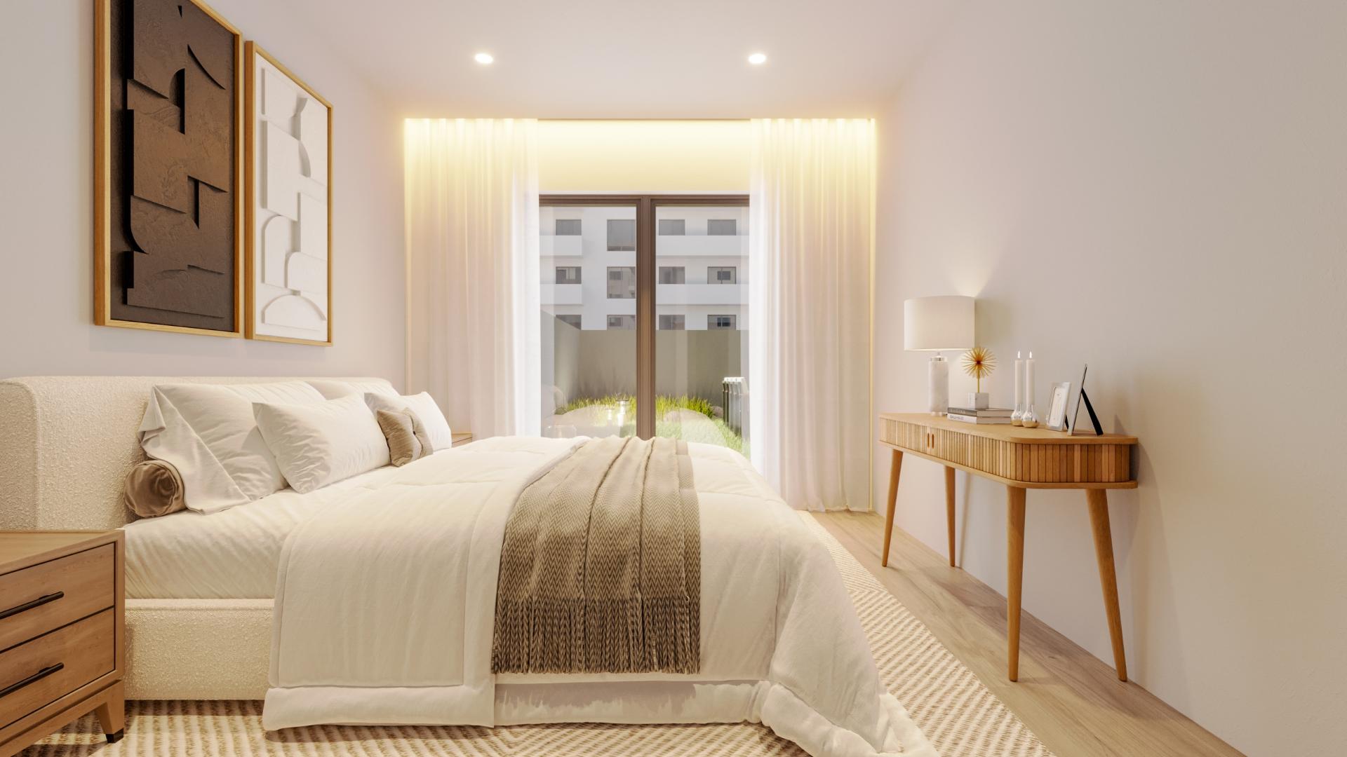 Apartamento T2 moderno com com varandas amplas