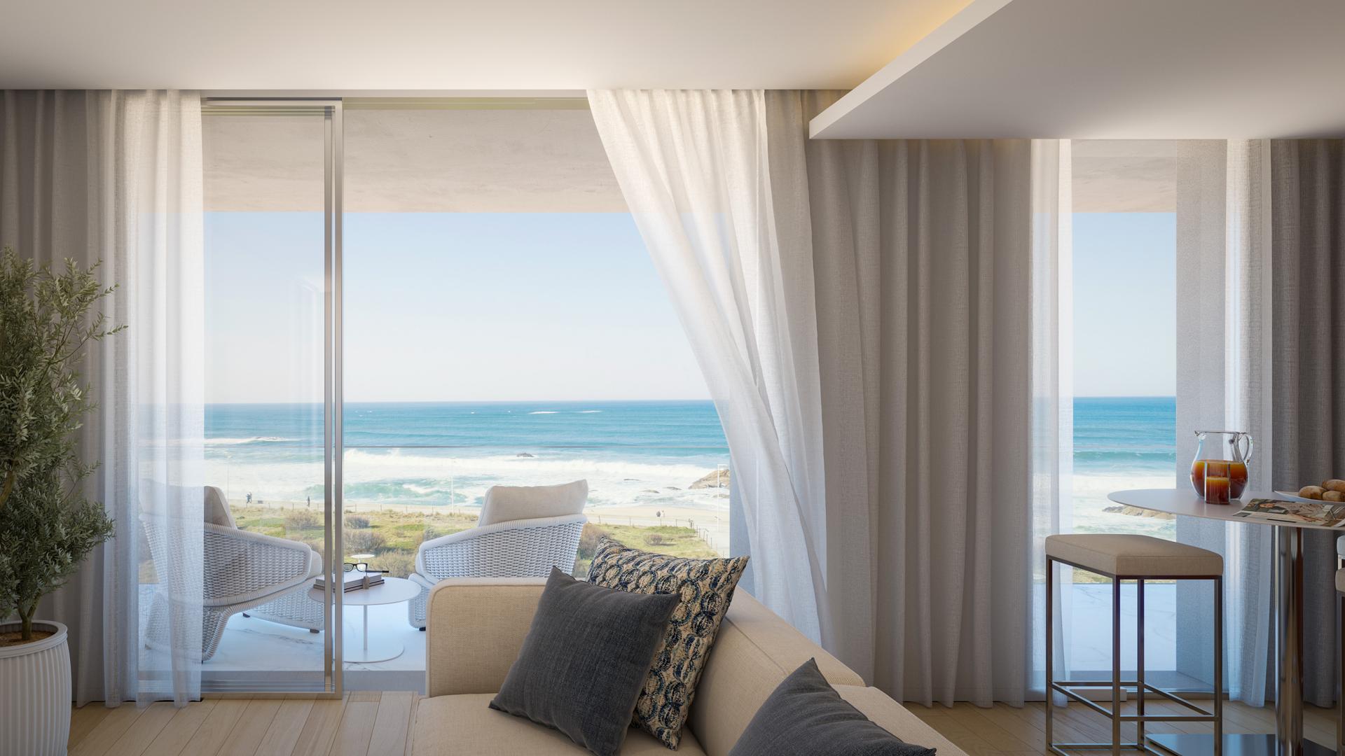 Luxurious one-bedroom apartment with sea view - Vila do Conde