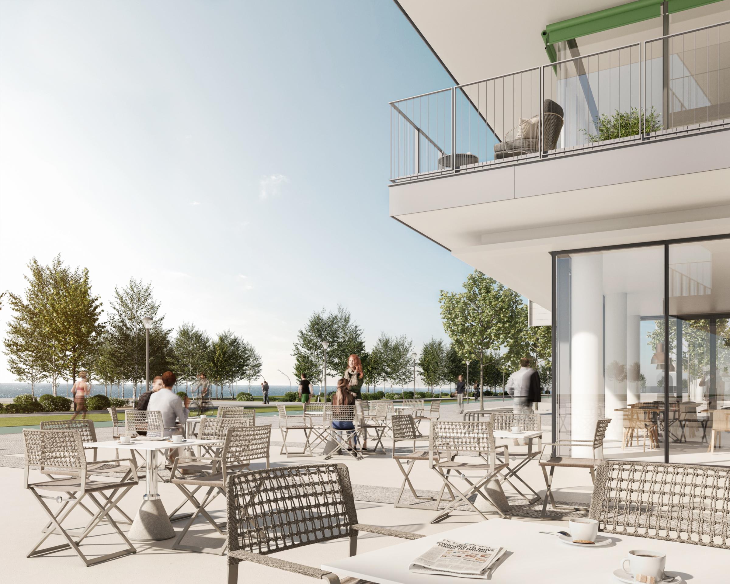 Apartamento nuevo de 2 dormitorios en un exclusivo condominio junto al río Tajo, Lisboa.