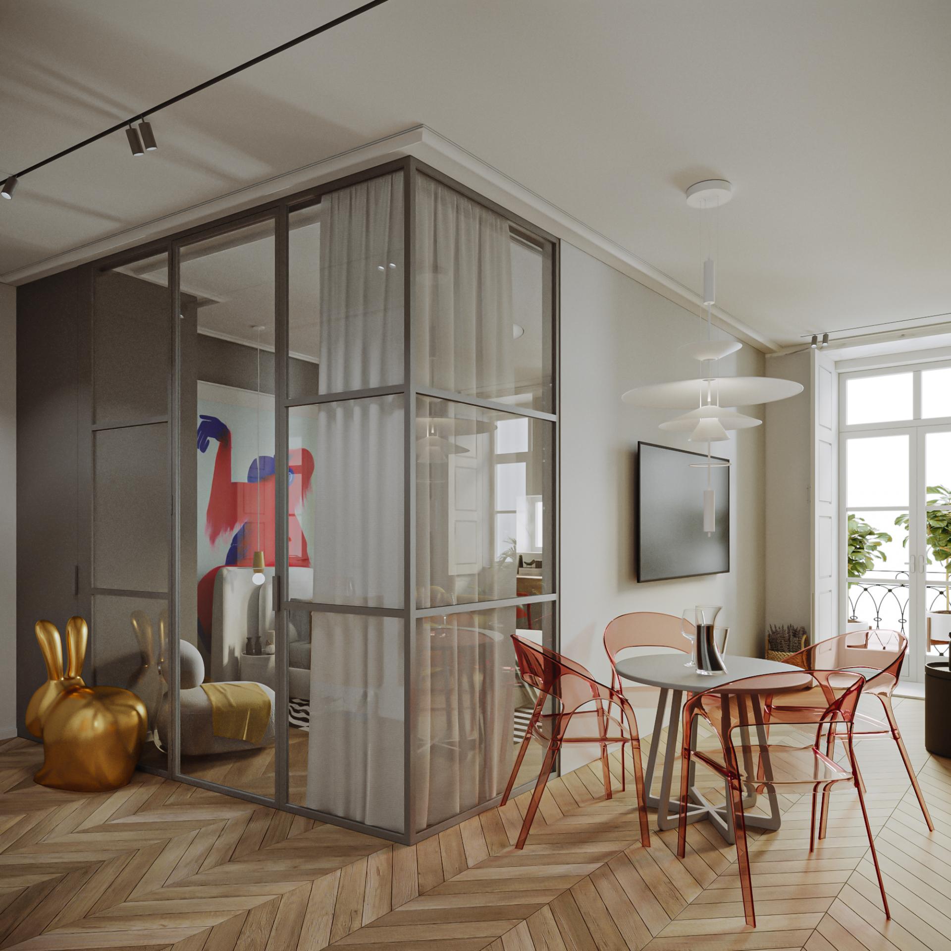 1-Bedroom Apartment of 57m2 on Rua do Comércio do Porto