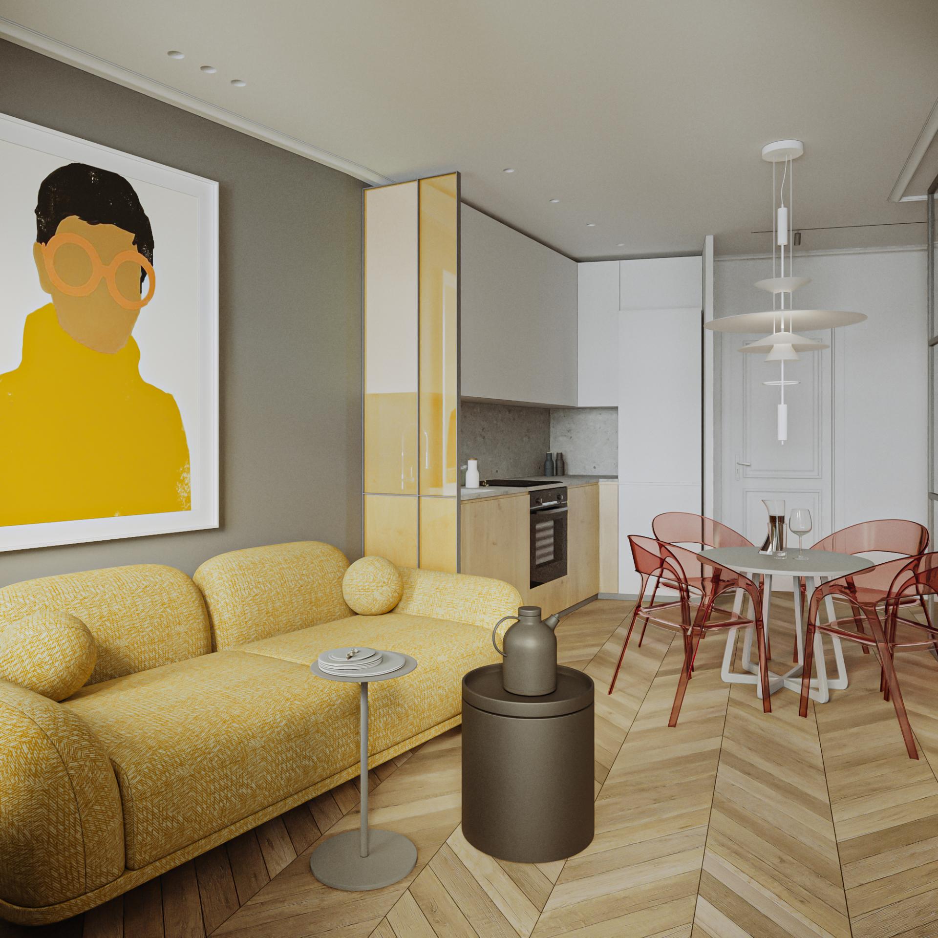 1-Bedroom Apartment of 57m2 on Rua do Comércio do Porto