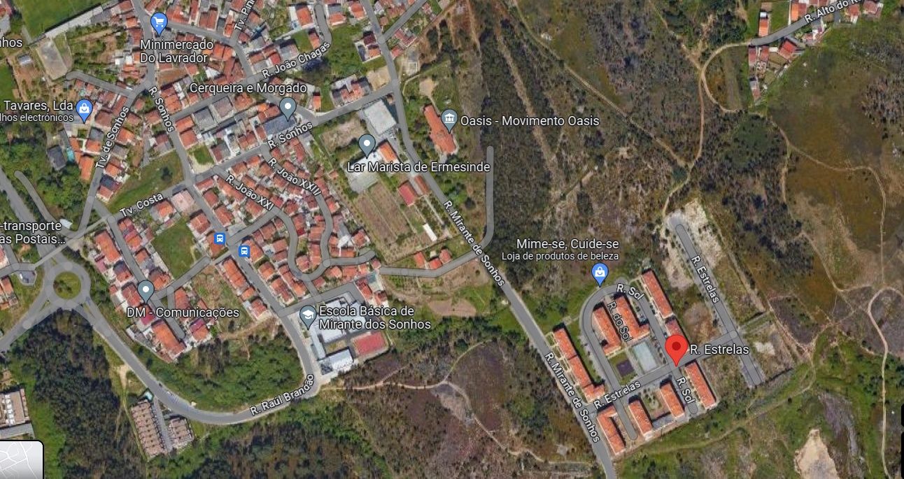 Land with construction area of 1665m2 (Ermesinde)