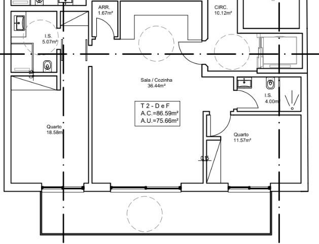 2-bedroom apartment with Private Rooftop in Quarteira | 2 km from the Sea