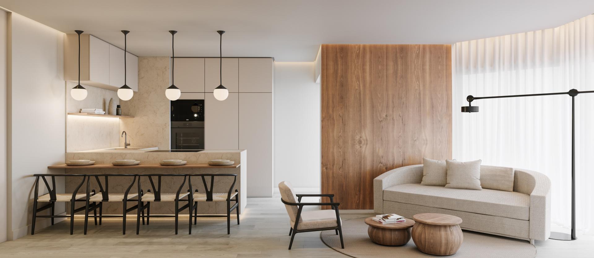 3-bedr. flat in luxurious condominium