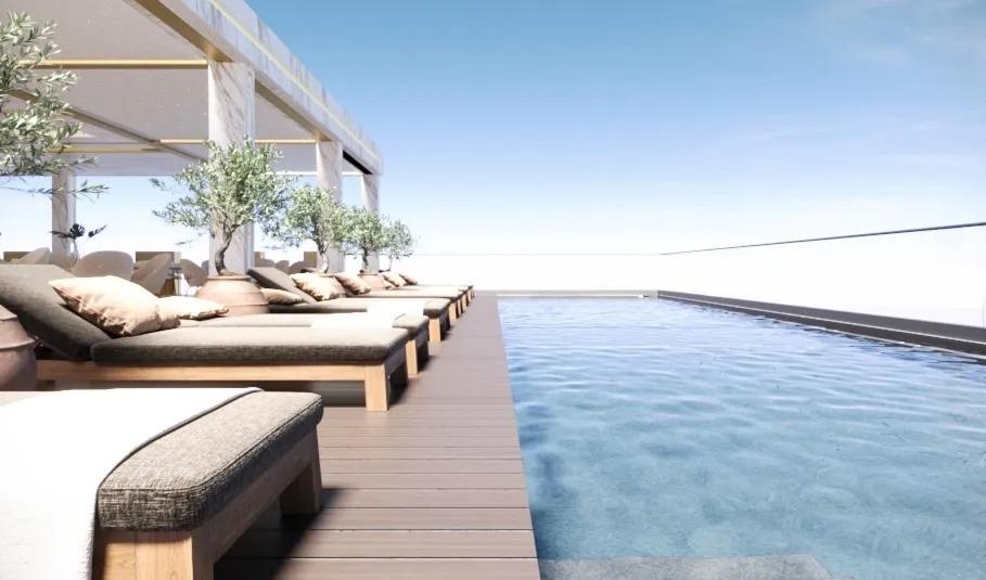 Apartamento T1 em Pireu com Rooftop e Piscina