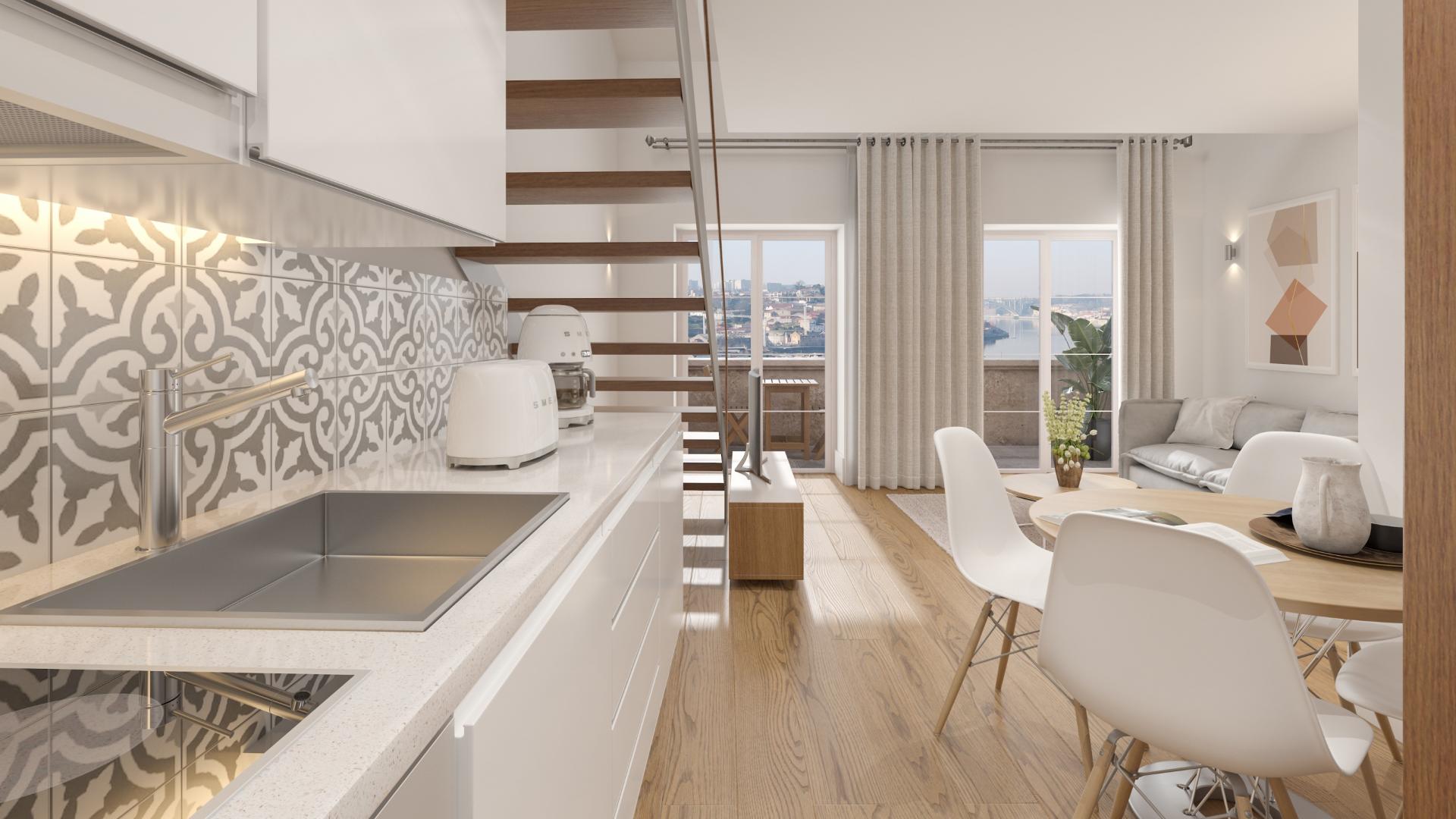 Appartement de 2 chambres à coucher au bord de Gaia's Marginal !