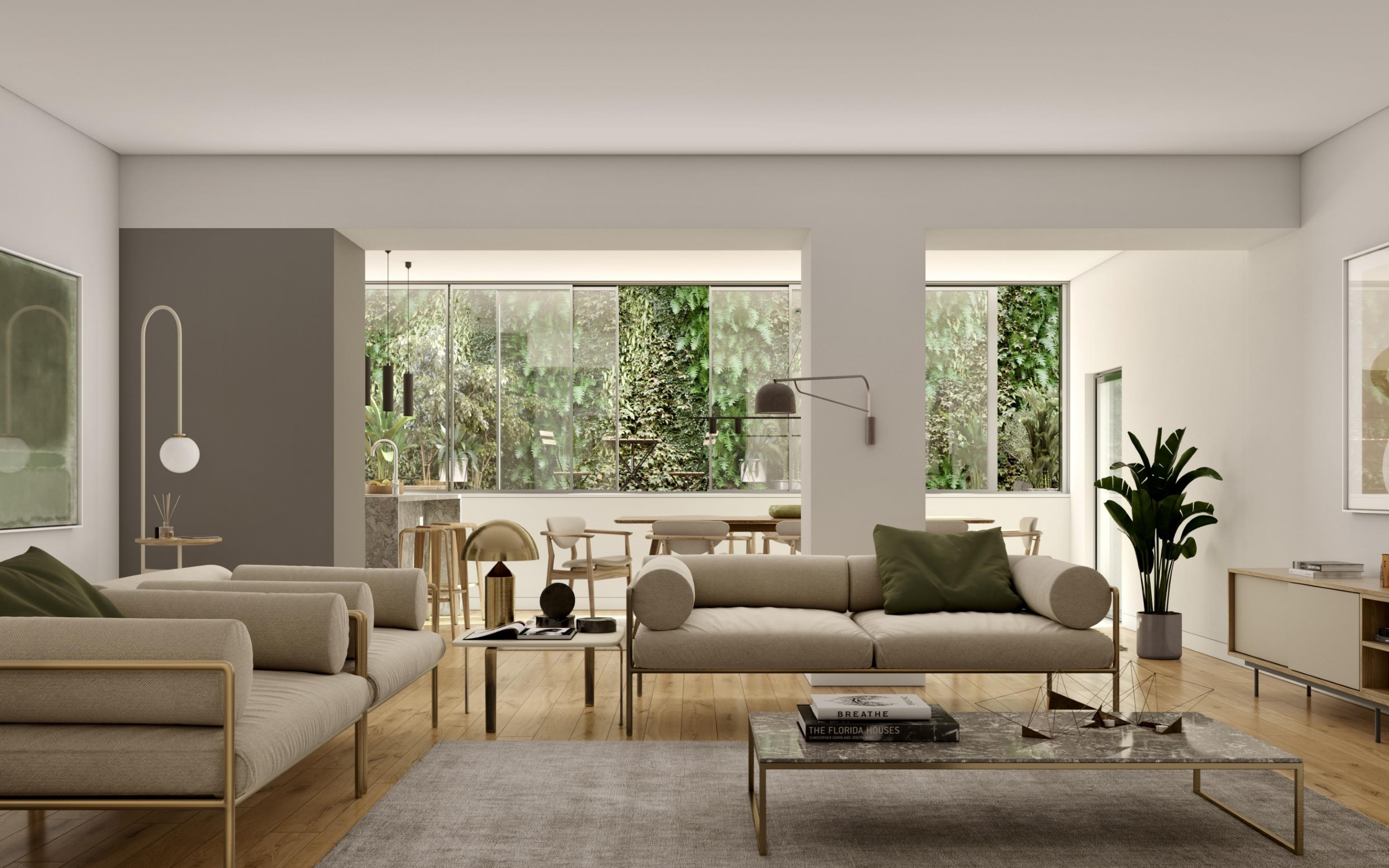 3 bedroom flat in exclusive condominium in a privileged area of Lisbon