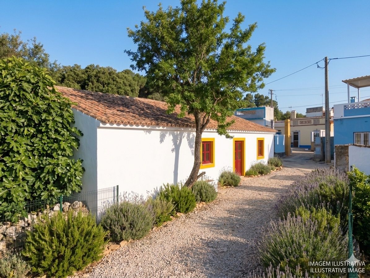 Refugio Algarvío con Proyecto de Reconstrucción Listo para Construir