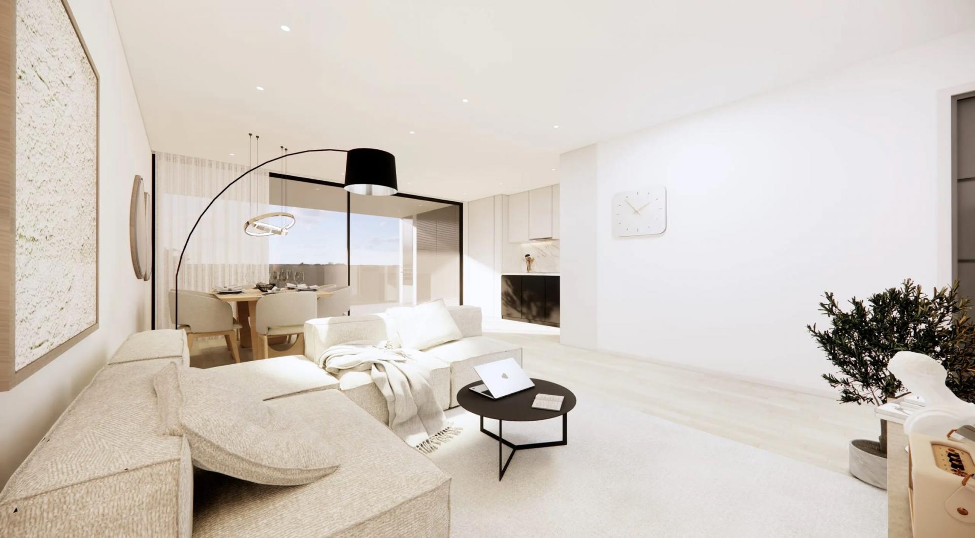 Apartamento de 3 habitaciones con balcón y garaje en Gondormar