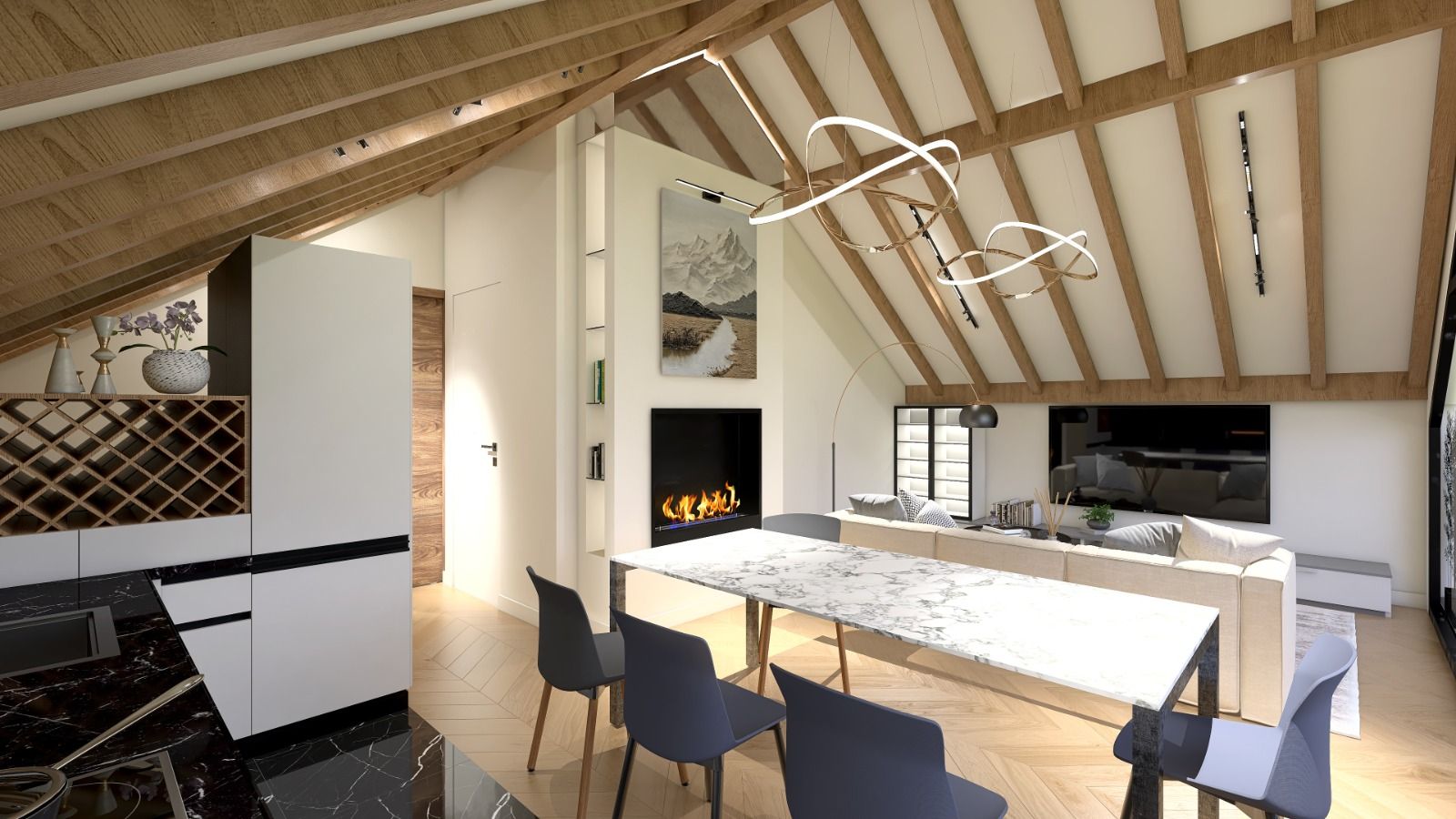 One-bedroom apartment in a historic building with a balcony in the center of Porto.