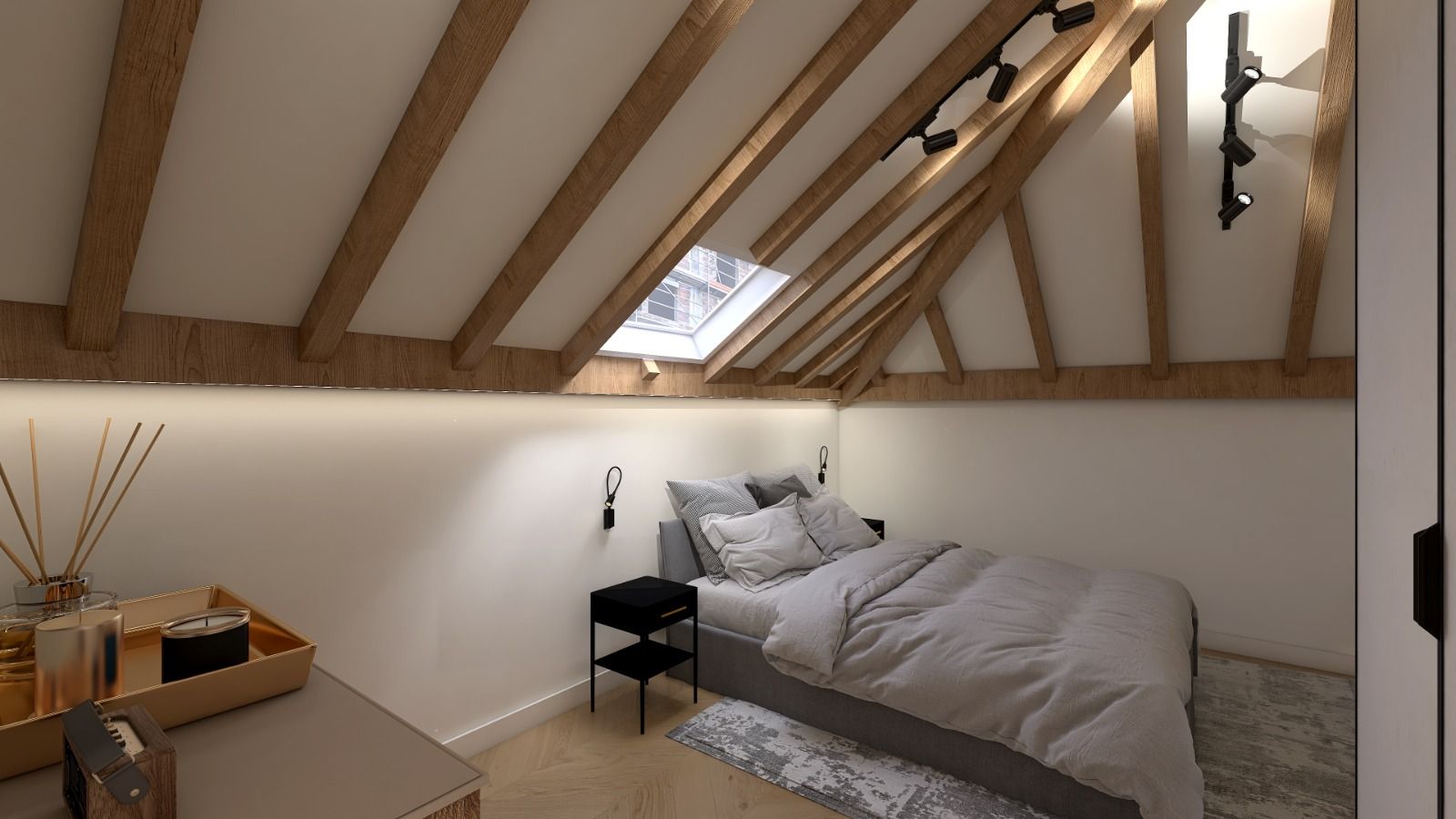 One-bedroom apartment in a historic building with a balcony in the center of Porto.