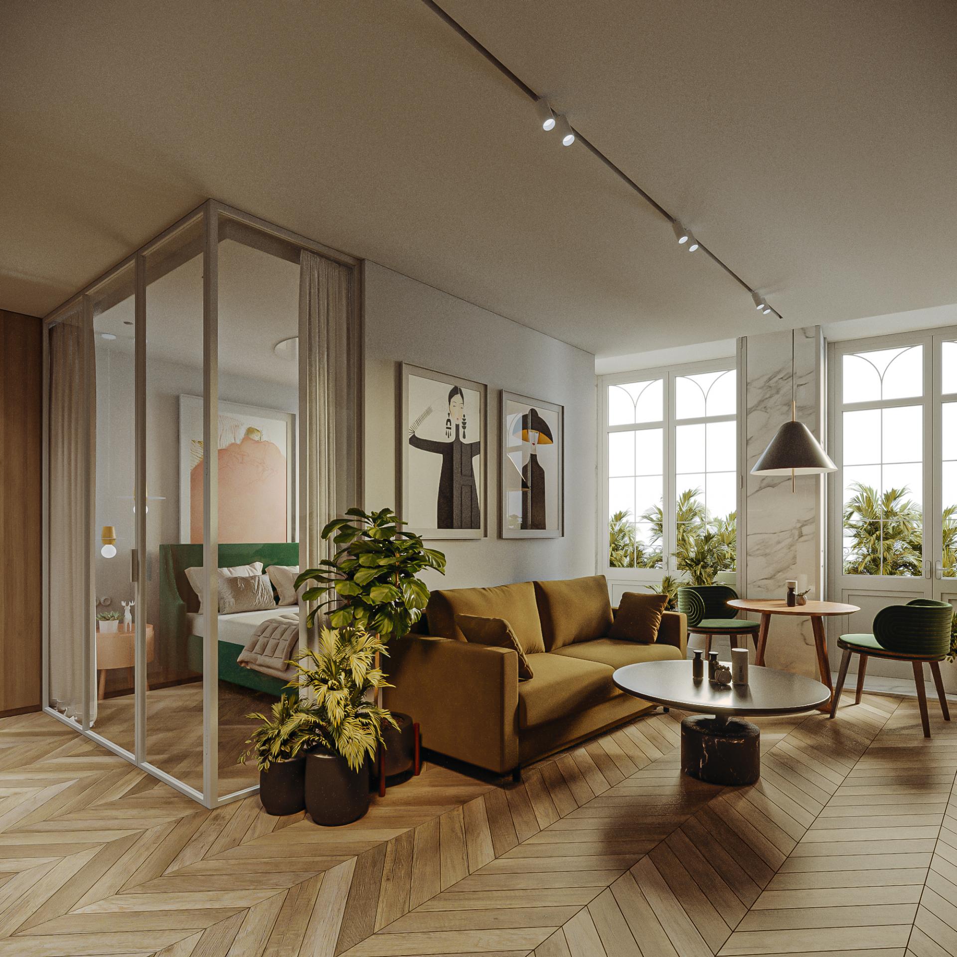 1-Bedroom Apartment of 45m2 on Rua do Comércio do Porto