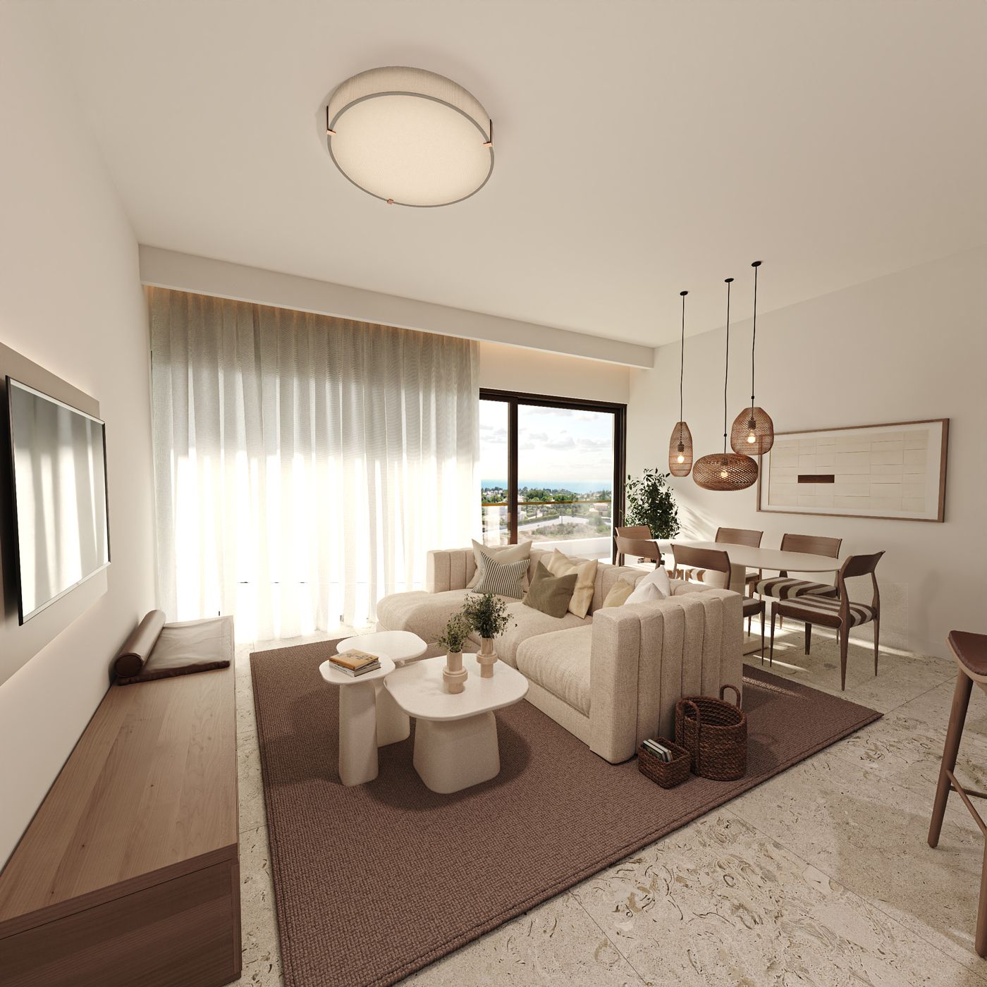 Apartment B21 - T1 - Apartment block CARVOURT