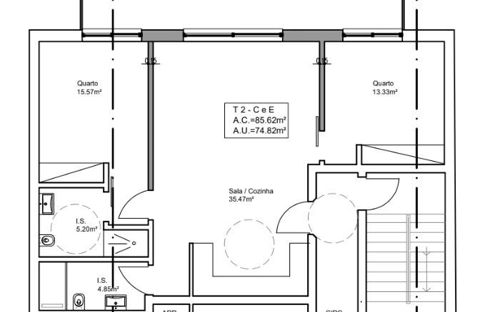 2-bedroom apartment with Private Rooftop in Quarteira | 2 km from the Sea