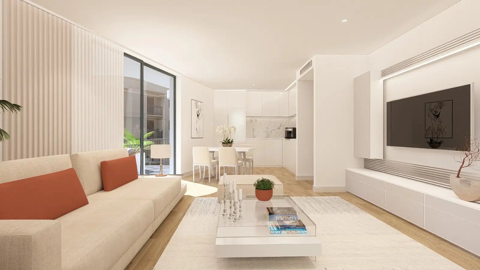 Appartement de 1 chambre avec balcon à Armação de Pêra | à 300 mètres de la plage